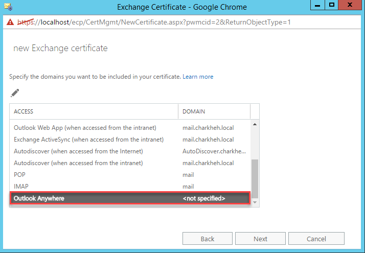 Certificate Exchange 