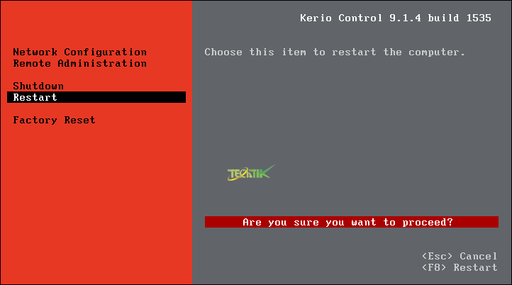 Configure Kerio Control