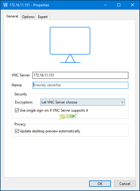 connect to VMware by VNC