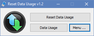Reset Data usage windows 10 