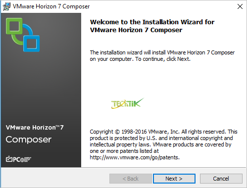 install VMware View Composer