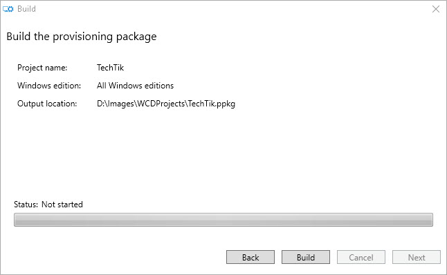 Windows 10 Provisioning Package 9