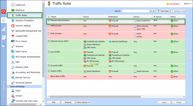 Kerio control системные требования