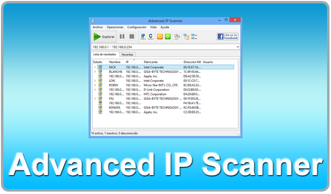 تصویر از آموزش نرم افزار Advanced IP Scanner