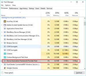 Device association framework provider host что это