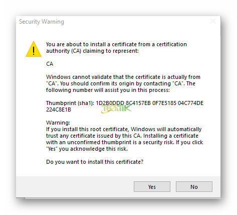 Certificate vCenter 