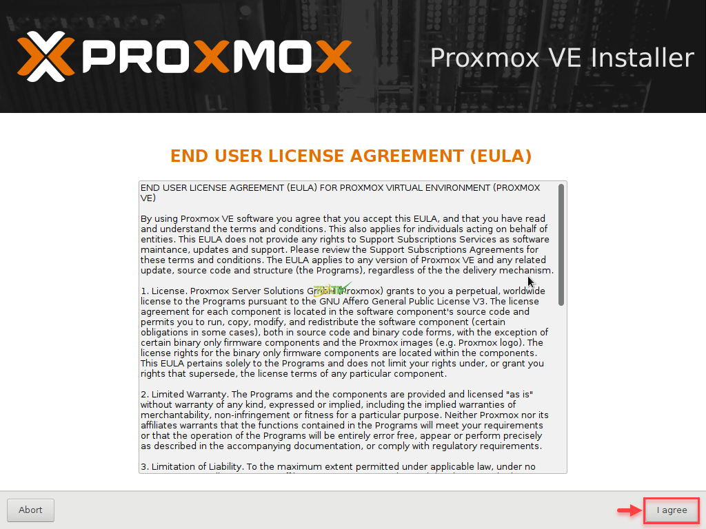 Install Proxmox 