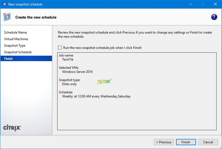 نحوه SnapShot اتوماتیک از ماشین های مجازی در XenServer